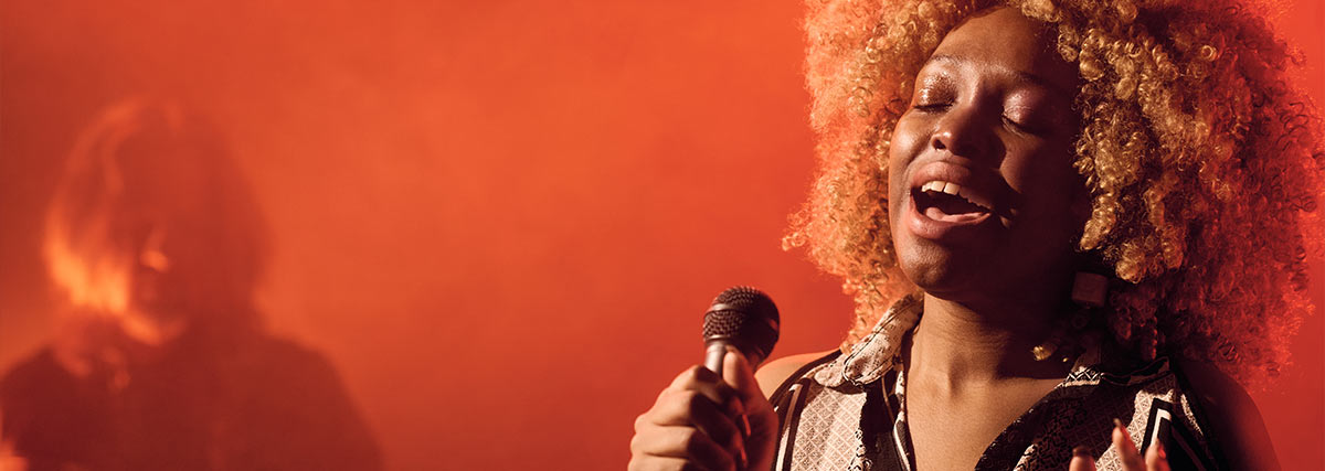 Black singer
